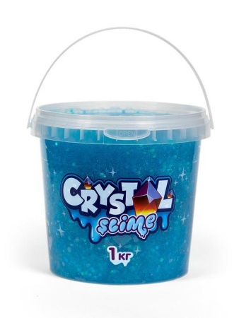 игрушка тм «slime» crystal slime, голубой, 1 кг