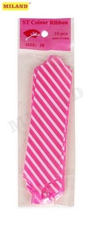 бант-шар с принтом полоски, 3 см, розовый бл-6495