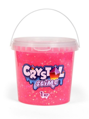 игрушка тм «slime» crystal slime, розовый, 1 кг